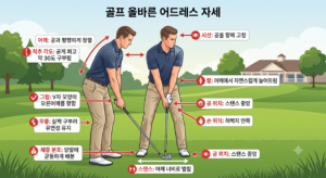 골프 어드레스 자세