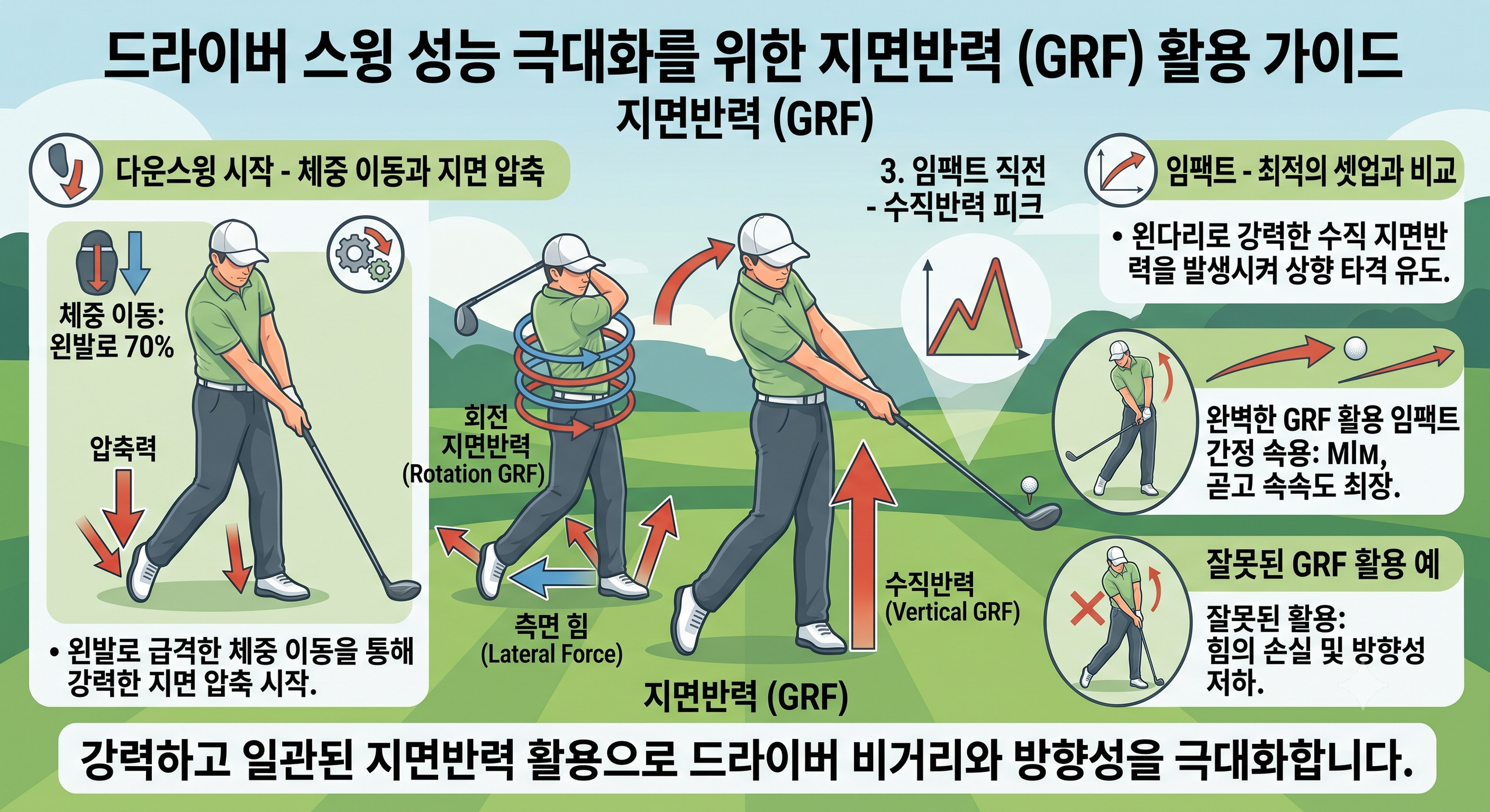 드라이버 지면 반력